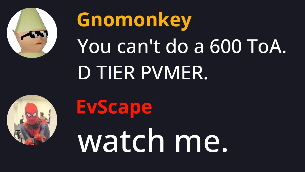 I Proved Him Wrong With RuneScape's Hardest Challenge