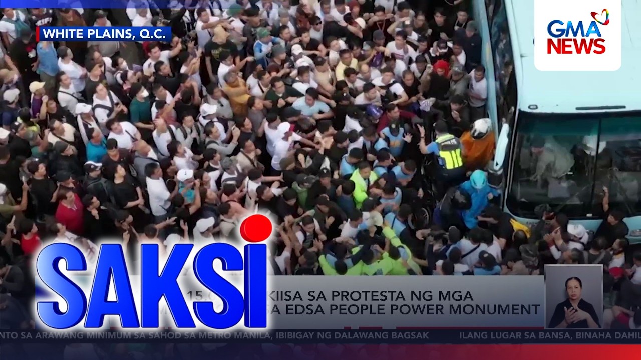 More than 15,000 join INC members in EDSA protest | Saksi