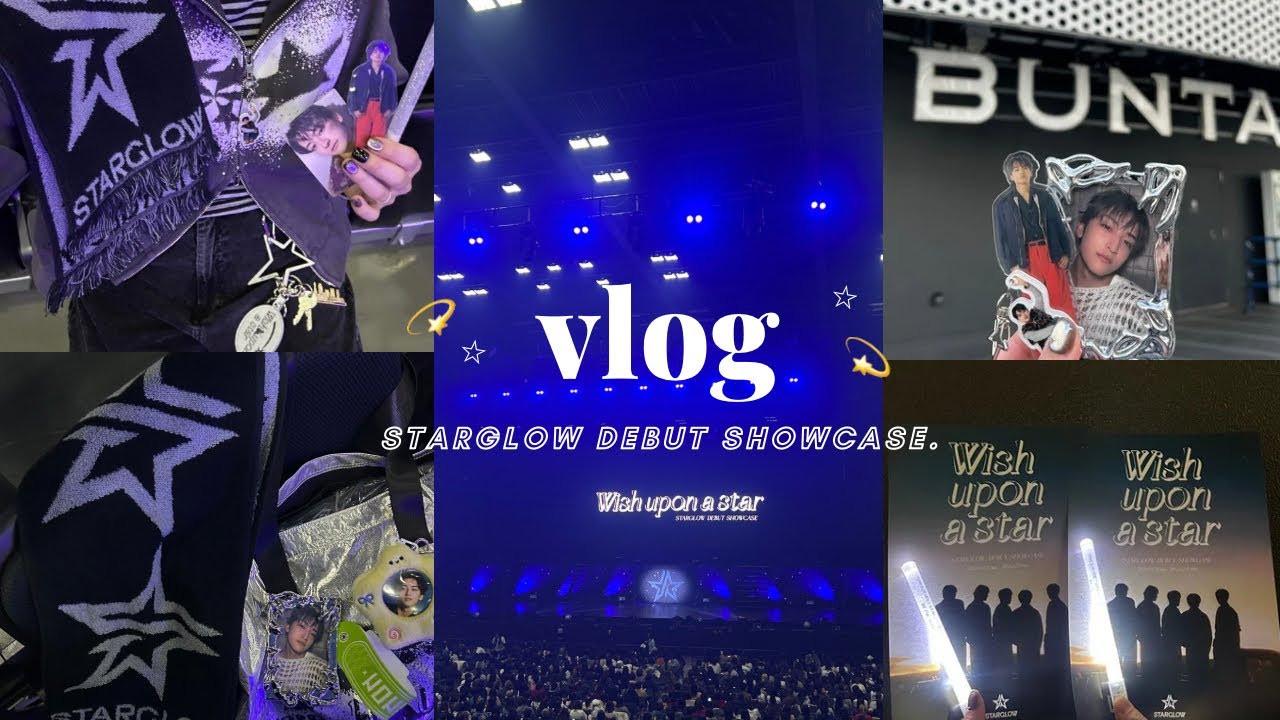 vlog｜STARGLOW🌟初LIVE参戦  / in 横浜BUNTAI🏟️ / 前日準備＆カバンの中身紹介👜🪄 ◝✩