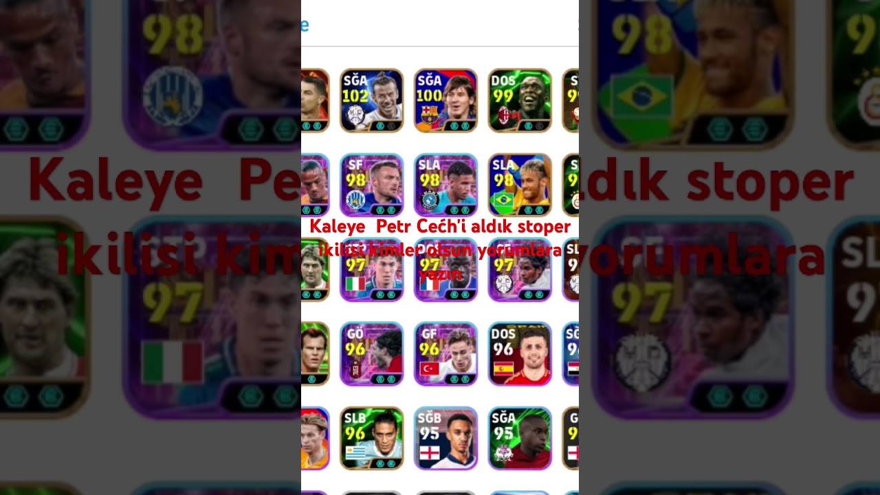 #efootball #kadro&ouml;neri #ytdayibenionecikarnolur #keşfet