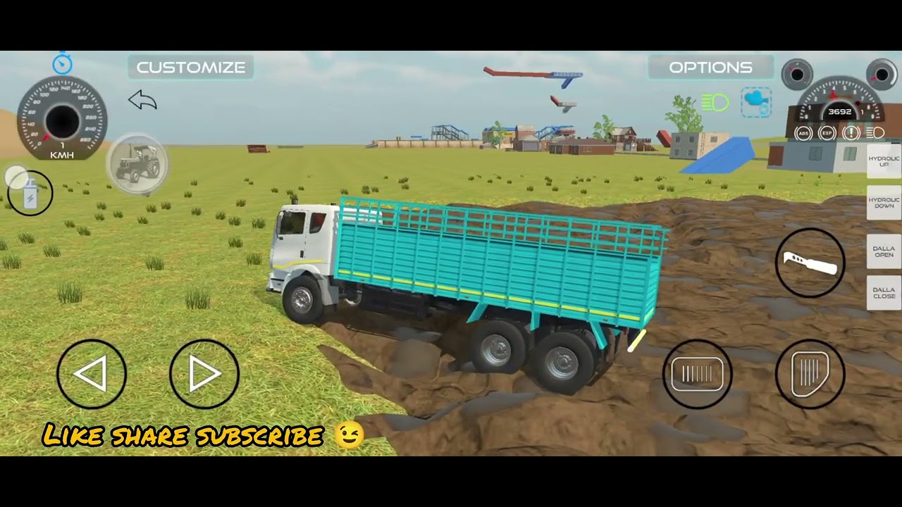 पाजी dal dal me fass gaya aaj to🔥 #tractor #farming #gamingshorts #tractor New tractor game 2026