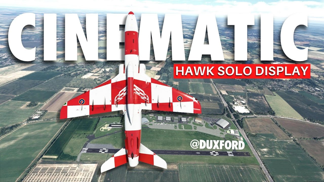 Virtual Hawk Solo Display @ Duxford (2022) | Director's Cut | Choreographed to Music (MSFS)