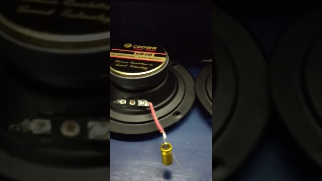 ganito aq mag lagay ng capacitor ng midrange at tweeter