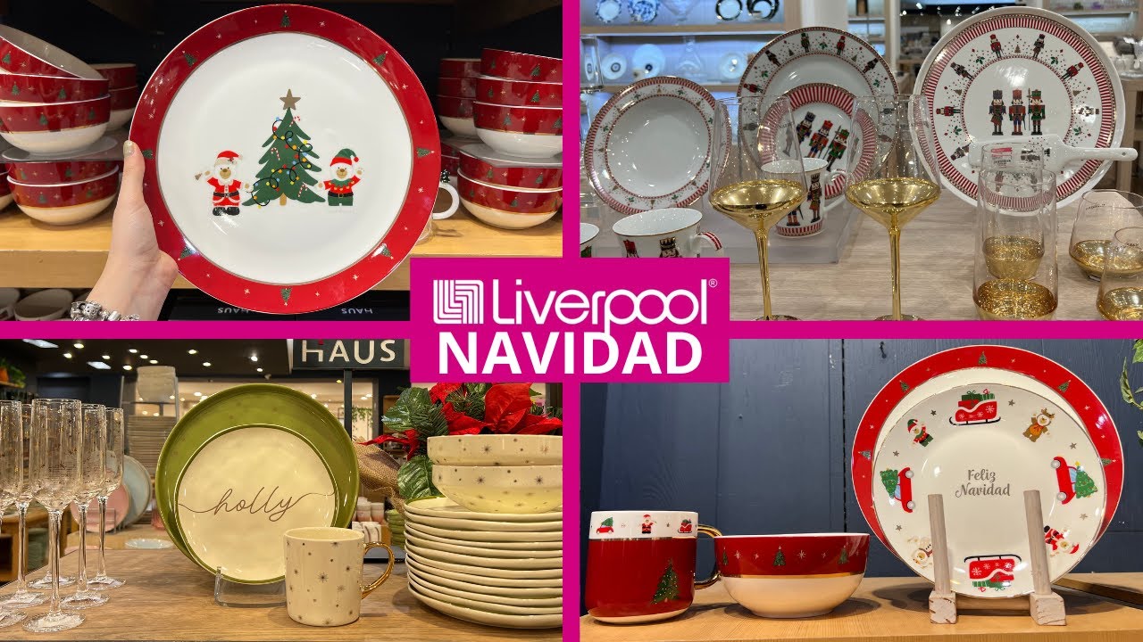 ¡Llegó la NAVIDAD al departamento de cocina en Liverpool! Todo está hermoso