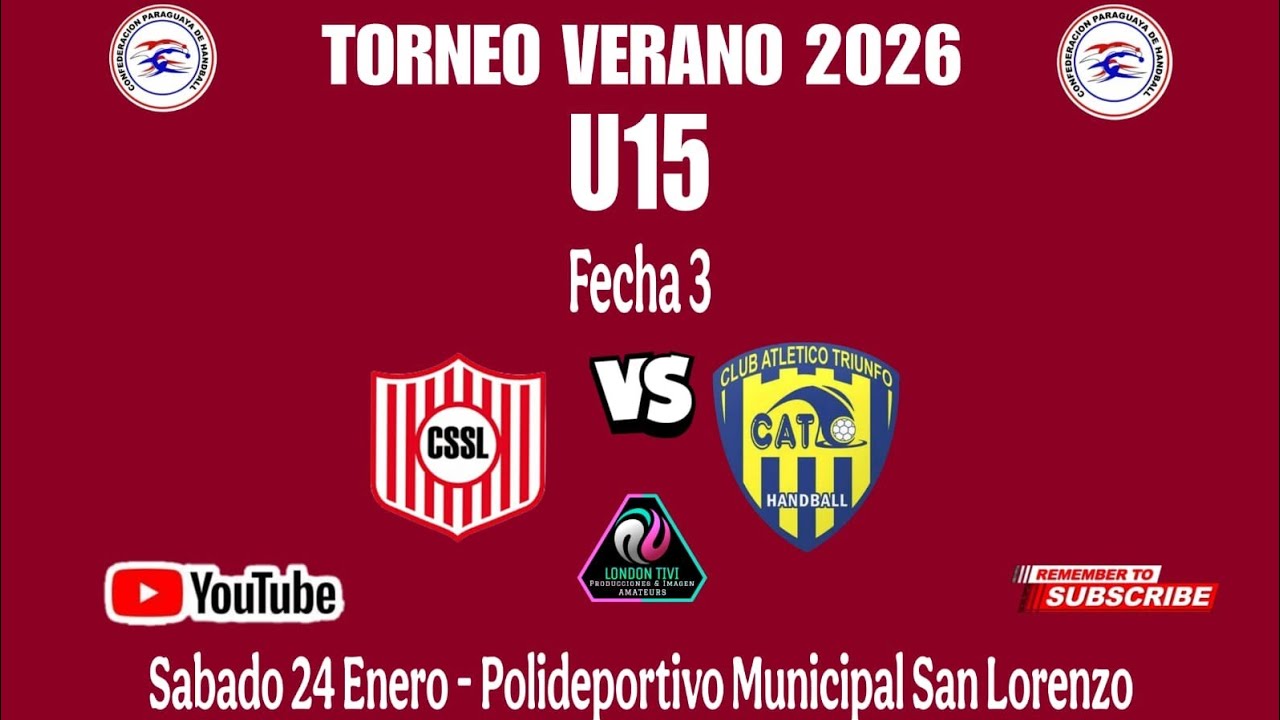 U15 - TRIUNFO 33 vs San Lorenzo 20 - 24/01/2026