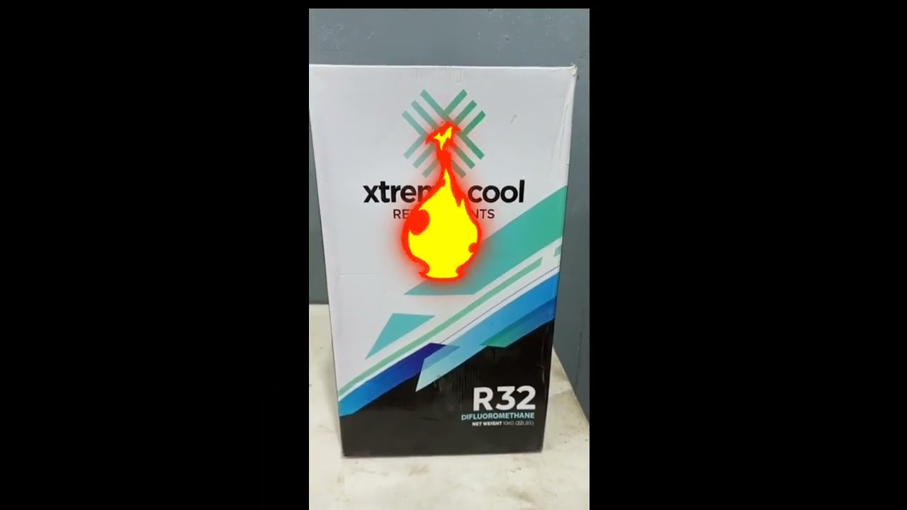 Compressor Blasting                                                           of R32 Gas Split A/c.