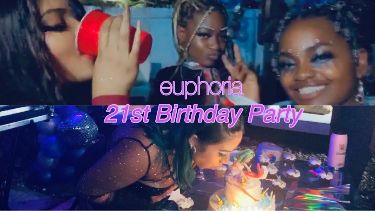 I WENT TO A EUPHORIA THEMED 21ST BIRTHDAY PARTY 😈 || GRWM