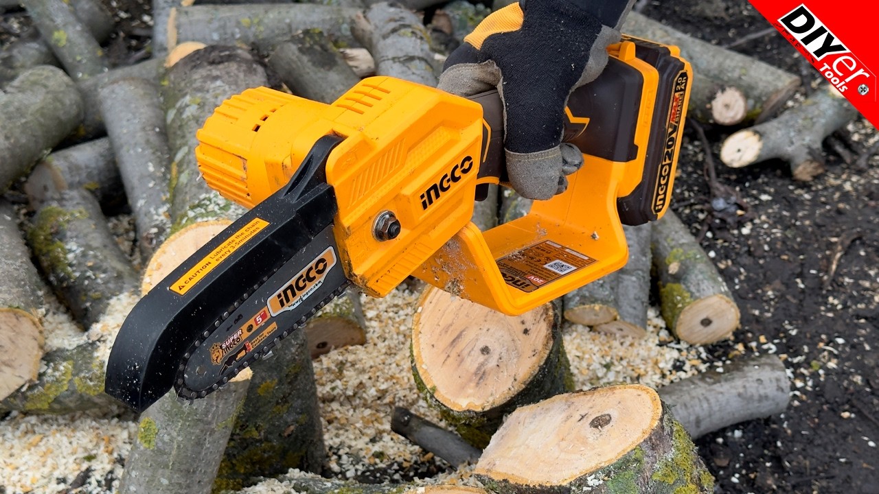 INGCO CGSLI20581 Mini Chainsaw Battery 20V – The Most Dangerous One Yet! 🔥🪓