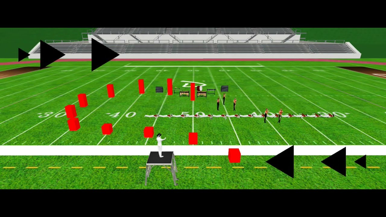 Visual & Drill Design : 2023 Hurricane HS Marching Band, WV - 