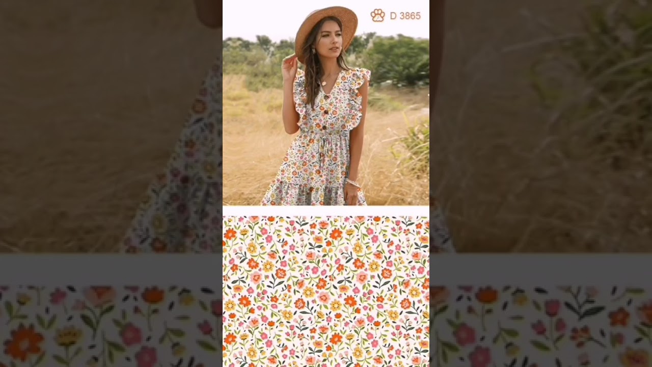 viscose digital print natural fabrics