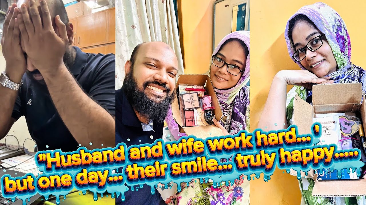 Husband and wife work hard 😔 but one day their smiles make them a truly happy couple 🥰💕 video part 2