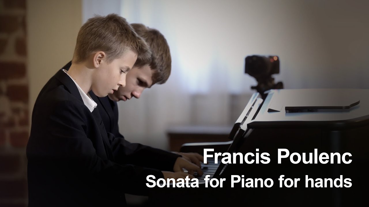Francis Poulenc: Sonata for Piano Four Hands | Adam and Mate Balogh