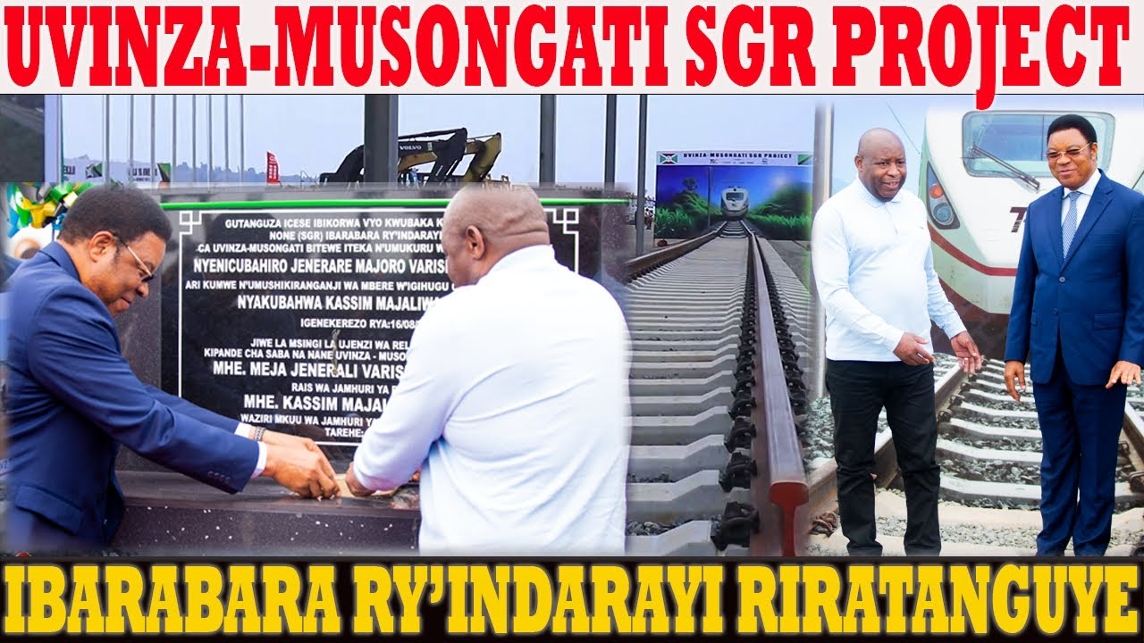 Uvinza-Musongati SGR Project Tanzania Railways Transport and Ministre of Infrastructure of Burundi