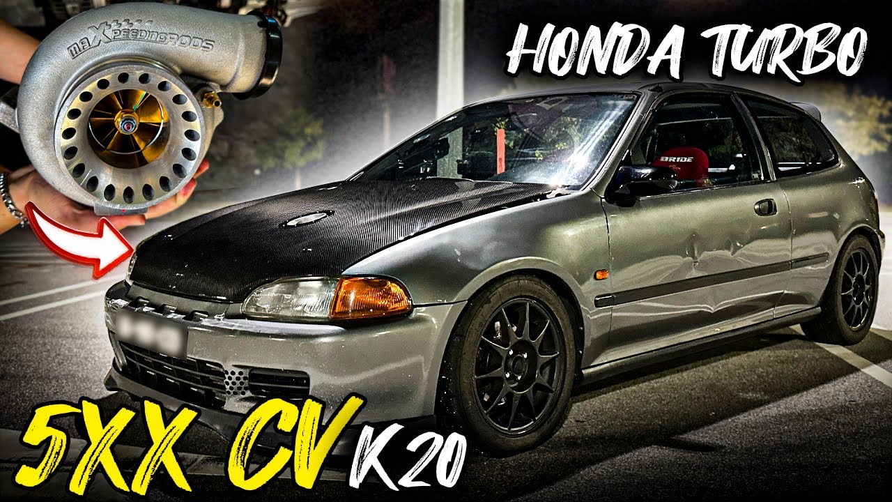 HONDA EG4 K20 TURBO COM MAIS DE 500 CV ! (PCTeamBoost) | AllSpeedDrive