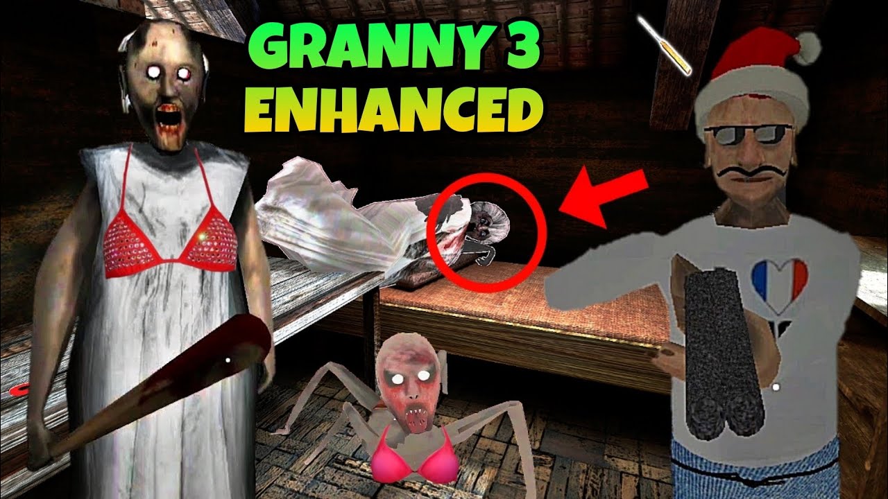 A MELHOR ROTA DE FUGA EM GRANNY 3 ENHANCED MODO HARD - GRANNY DA ZUEIRA