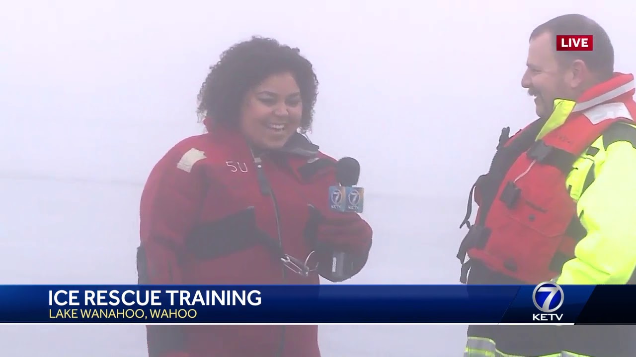 Ice Rescues Re-certification at Lake Wanahoo