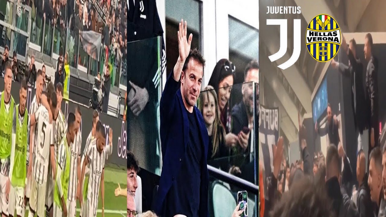 Juventus Fans Welcomed Alessandro Del Piero With Completely Crazy Reaction To 1-0 Win Against Verona