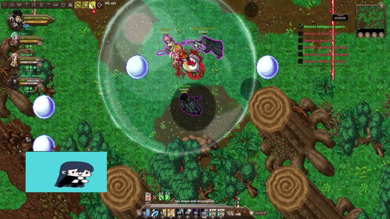 [GLA] Raid Enel Record (-20min) c/ 4 armas
