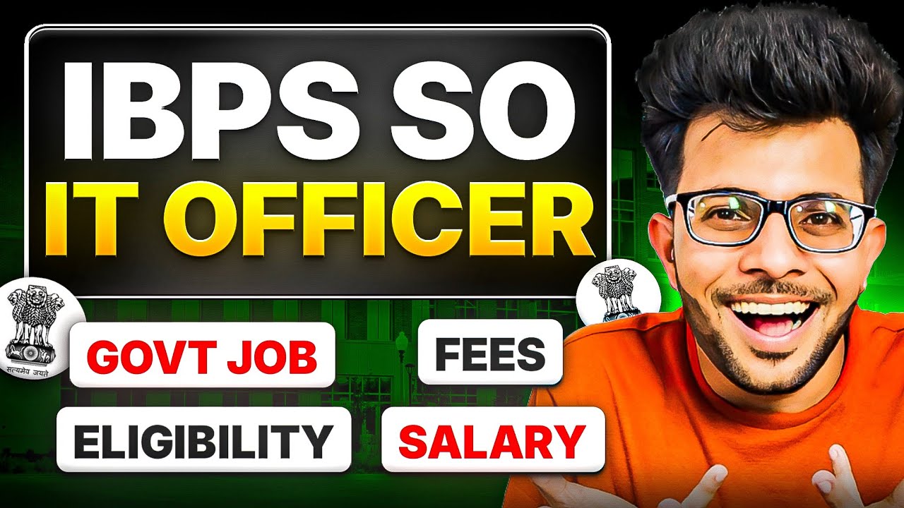IBPS SO  IT OFFICER 2025 Free Hiring 😱✅  [ Eligibility | Exam Pattern | Salary | Apply Now ]