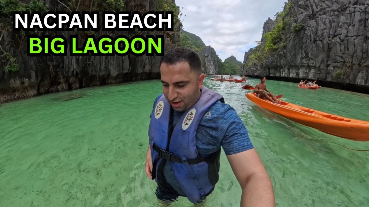 Большая лагуна Эль-Нидо 🇵🇭 + пляж Накпан | Палаванский рай