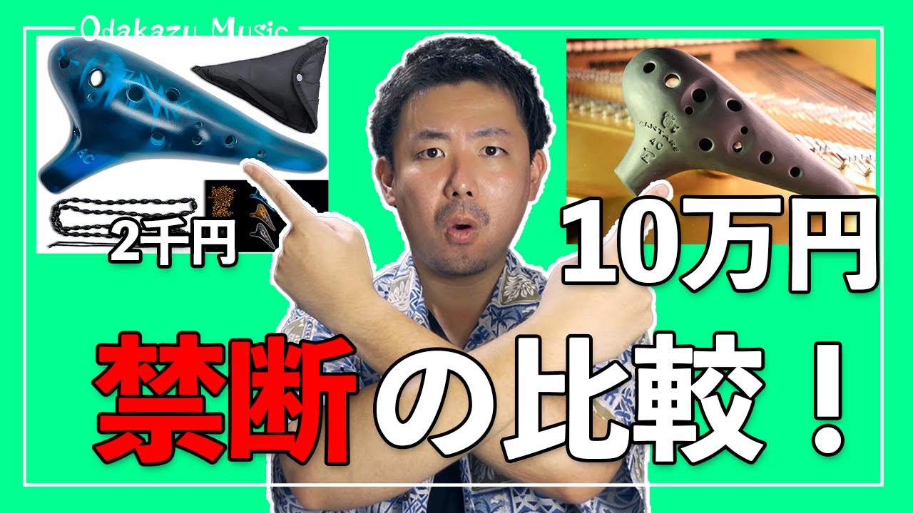 【禁断の比較】激安オカリナと超高級オカリナ、比較してみた