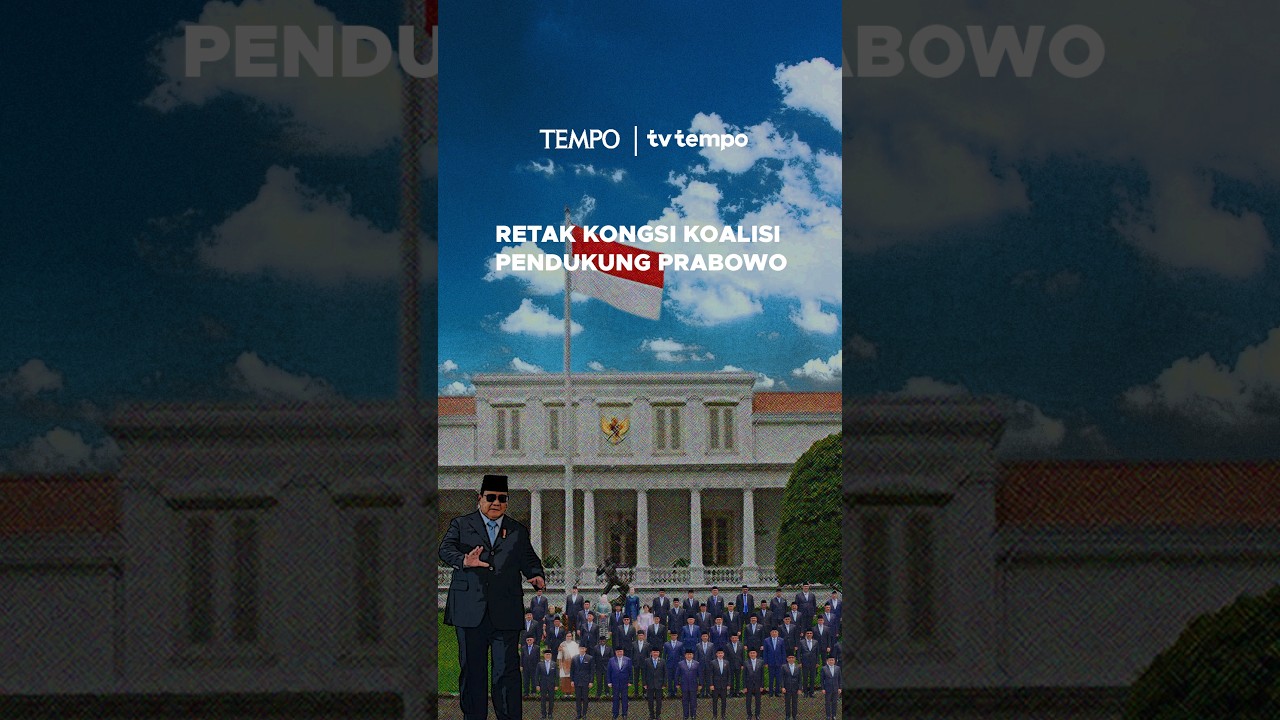 Opini Tempo | Retak Kongsi Koalisi Pendukung Prabowo