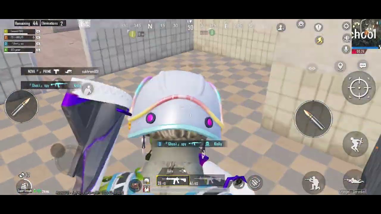 Erangel gameplay with friends hard 2 survive  Bgmi