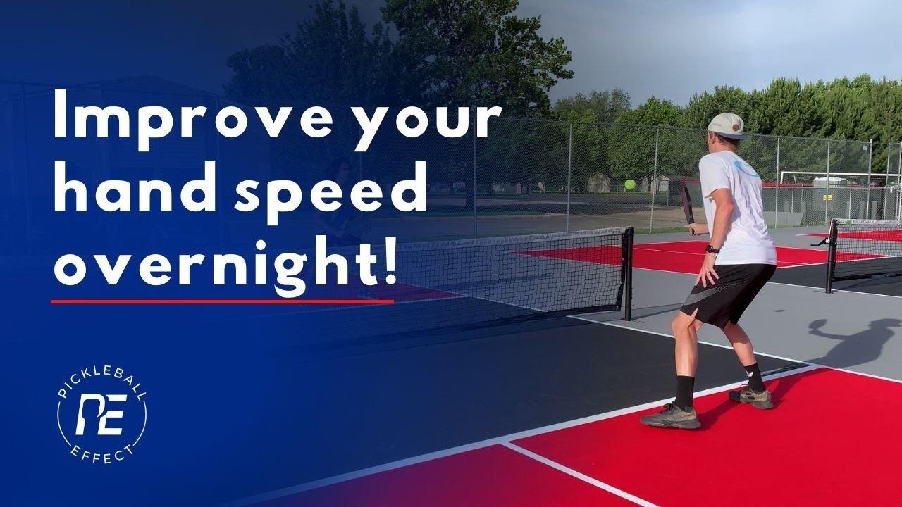 Two Tips To Improve Your Hand Speed in Pickleball Overnight