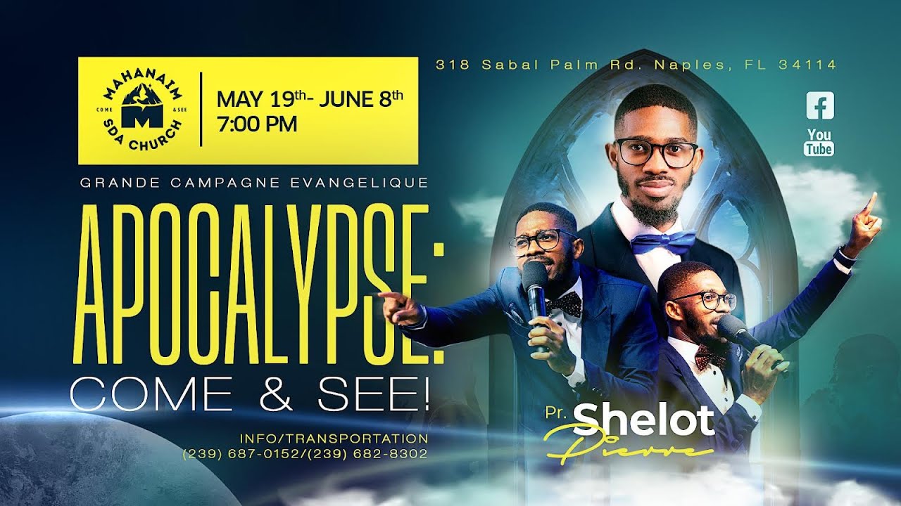 Grande Campagne Évangélique | 5.24.24 | Pastor Shelot Pierre | Mahanaim Haitian SDA Live Stream