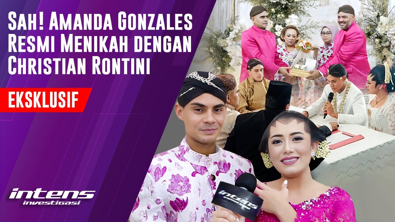 Amanda Gonzales Resmi Menikah Dengan Christian Rontini