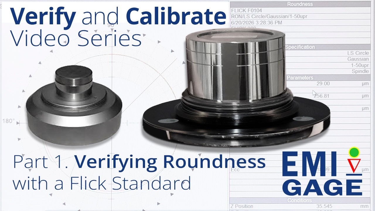 Calibrating a Roundness Gage Using a Flick Standard
