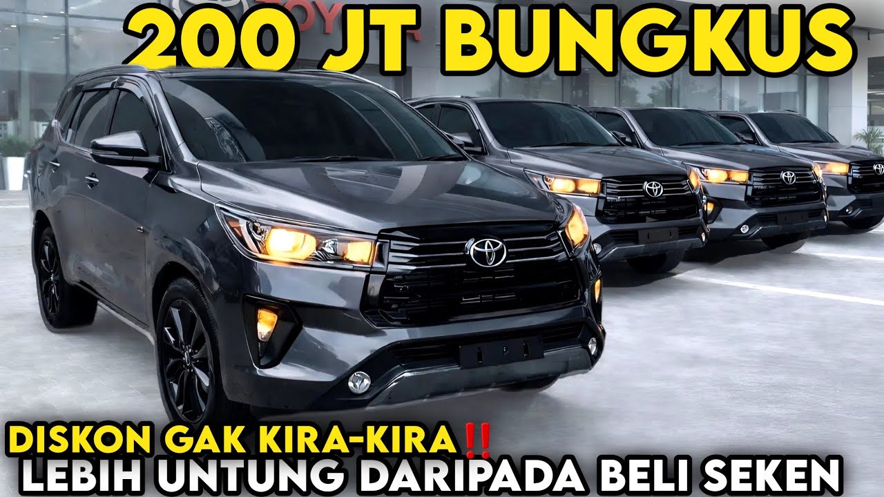 MAKIN MEROSOT?! 200 Juta BAWA PULANG INNOVA REBORN DIESEL TERBARU, TOYOTA DISKON BESAR
