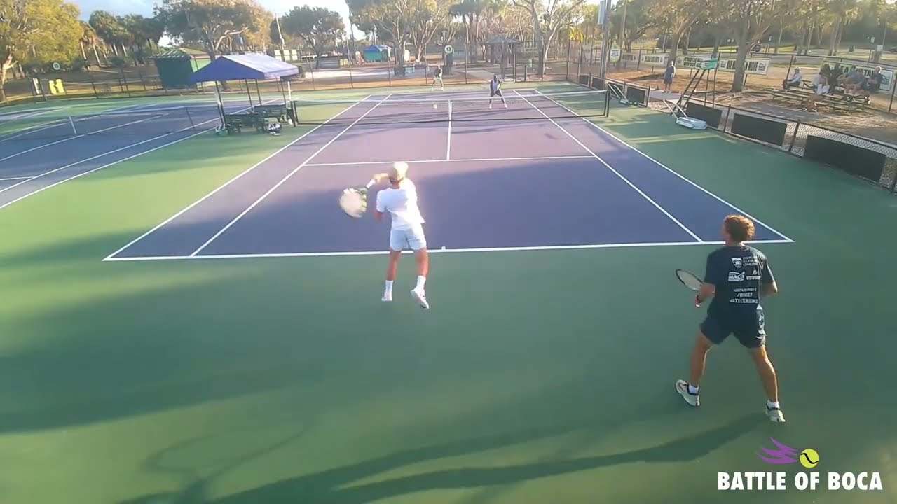 Joshua Bitton Battle of Boca doubles match 3/1/26