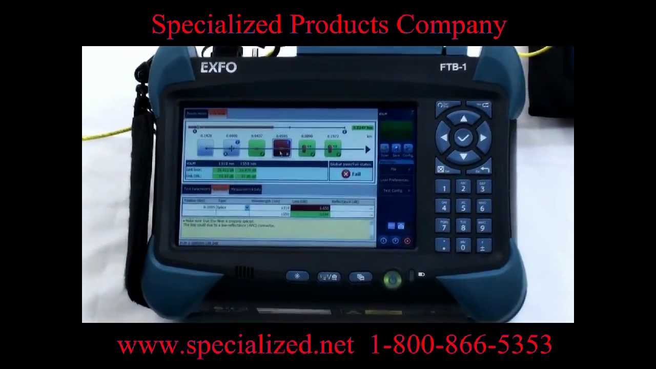 EXFO iOLM Intelligent Optical Link Mapper Software