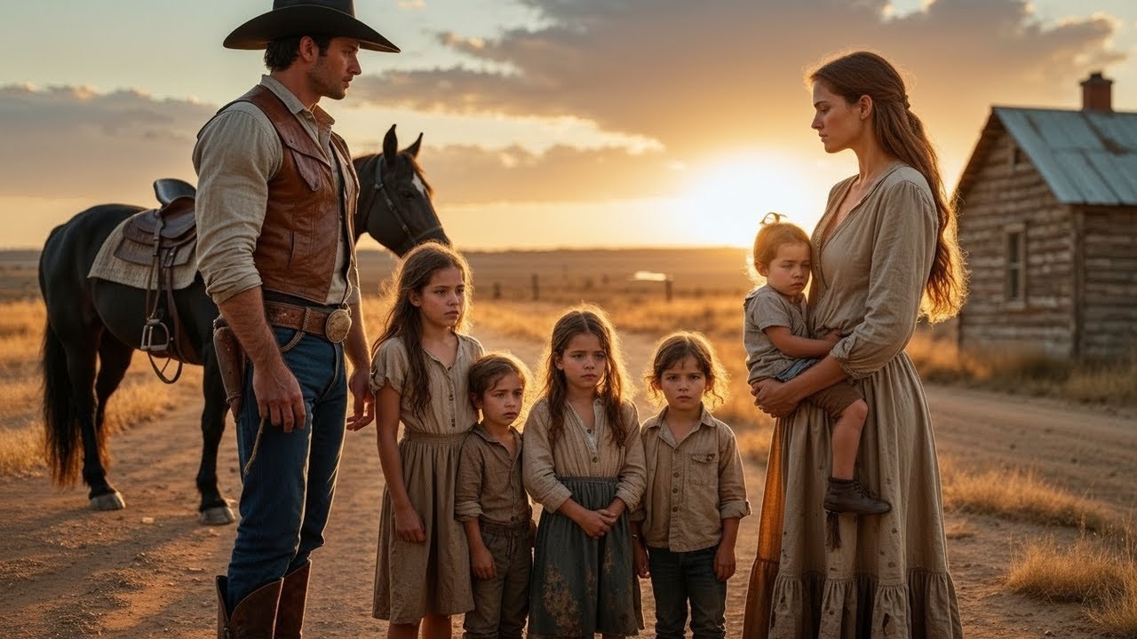 The Rich Rancher Came to Collect a Debt—But Found a Young Widow Nursing Five Children