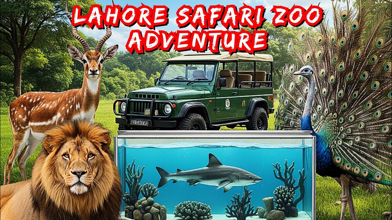 Safari Park Lahore Zoo Full Tour | All Animals, Birds & Lion Safari Ride | Complete Family Vlog