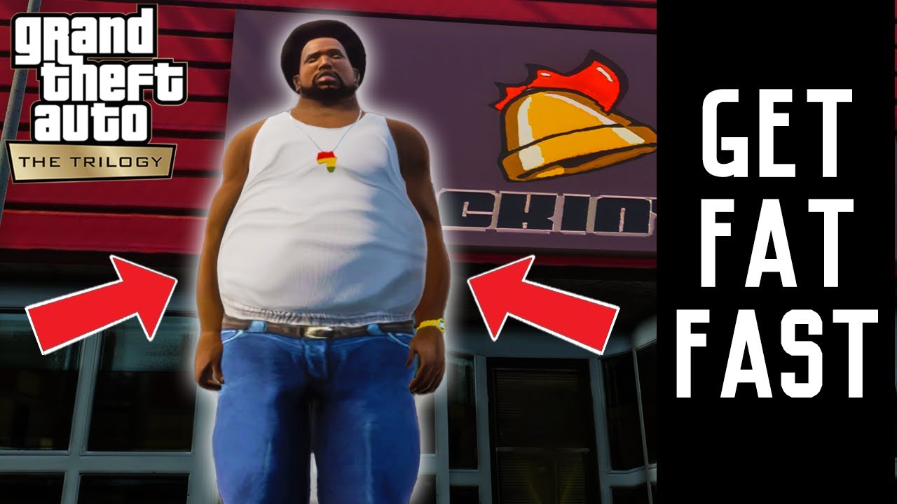 GTA San Andreas | Gain Weight FAST - I'll Have Two Number 9s Achievement (Definitive Edition)