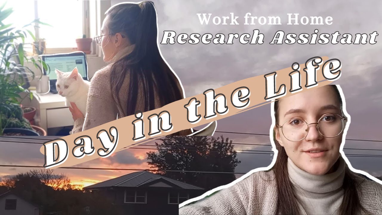 day in the life of a research assistant vlog | work from home
