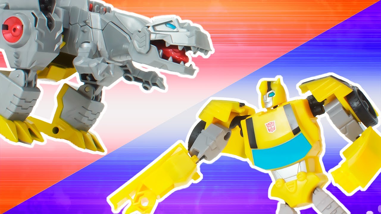 Bumblebee's Giant Robot Construction | The Play-Doh Show | Transformers Official