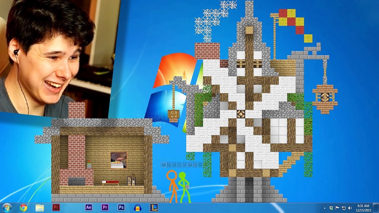 Animation vs. Minecraft (original) - Реакция на Alan Becker