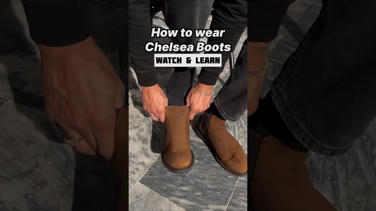 Right way to wear Chelsea boots. Part 2 #mensfashiontips #mensfashion #chelseaboots