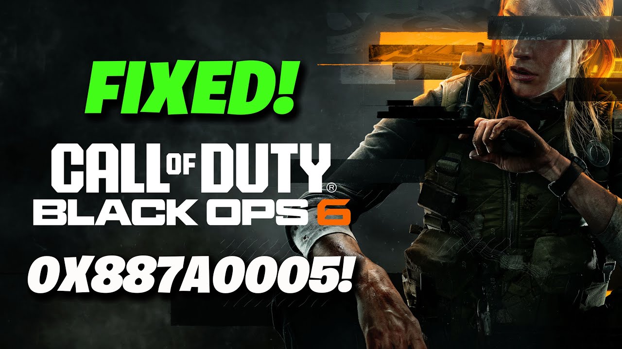 Call of Duty Black Ops 6 DirectX Crashing Error Code 0X887A0005 FIX