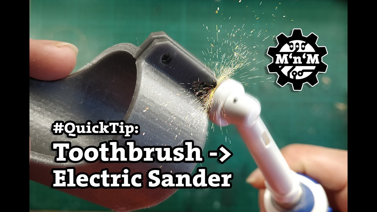 #QuickTip: Electric Sander from Toothbrush