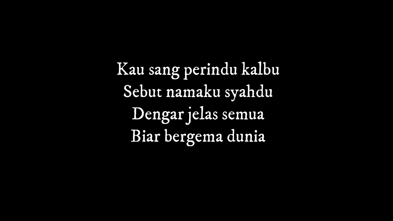 Hujan   Perindu Kalbu Lirik