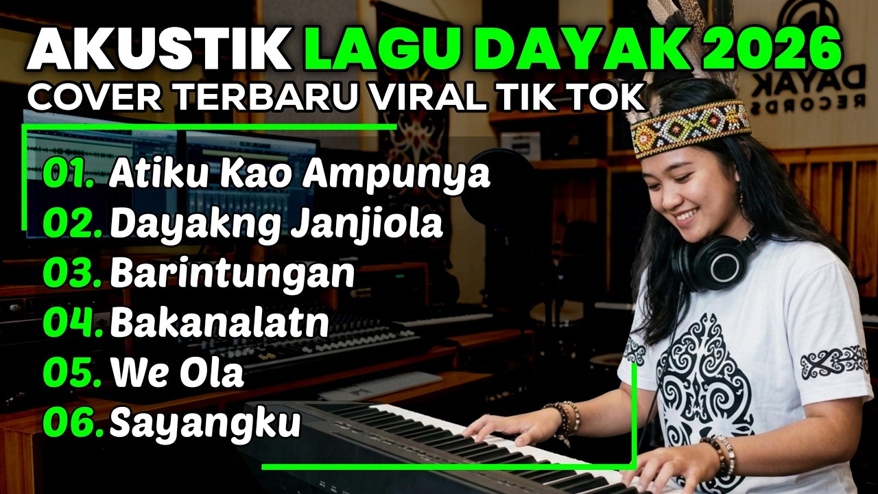 Lagu Dayak Viral TikTok Cover Terbaru 2026 | Album Akustik Atiku Kao Ampunya