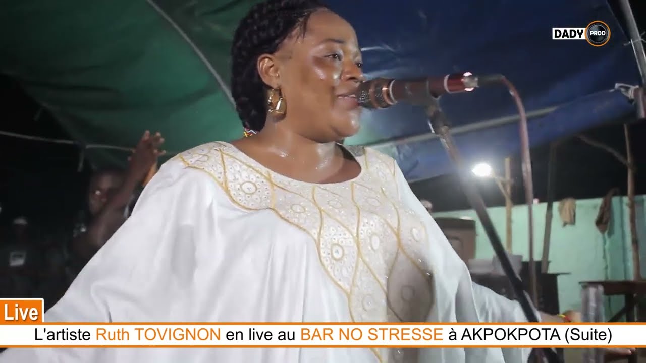 Ruth TOVIGNON en live au Bar NO STRESS à Akpokpota