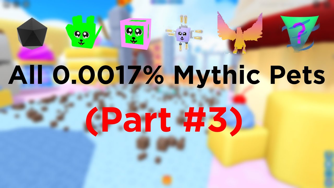 Every 0.0017% Mythic Pet in Unboxing Simulator! (Part #3)