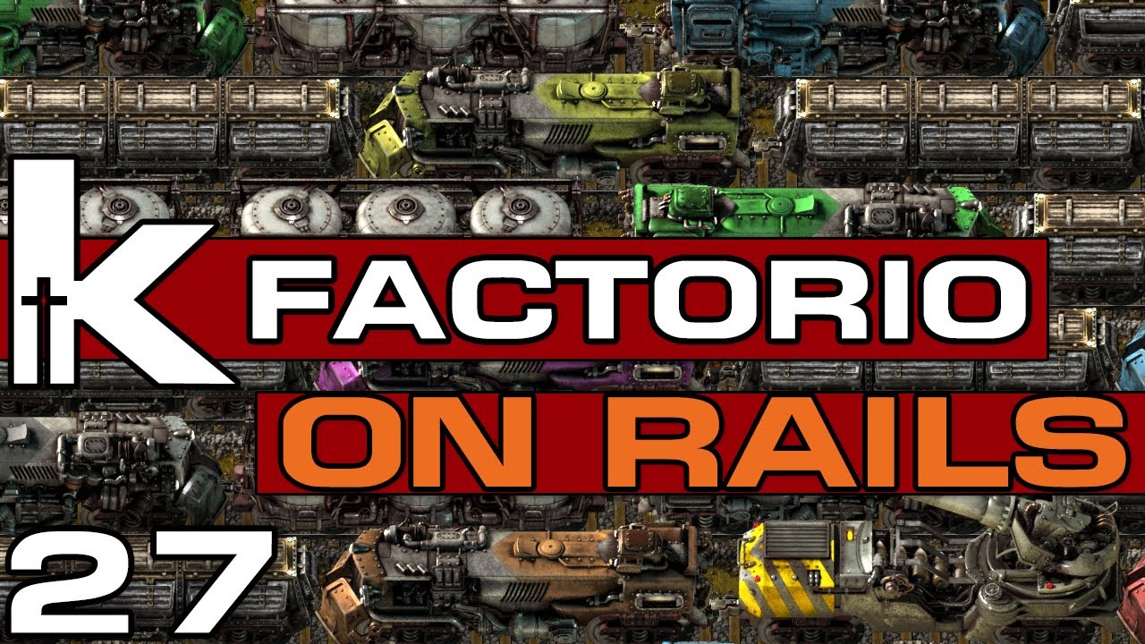 Factorio On Rails | 27 | Not Making Everything | Factorio Train Base Let's Play
