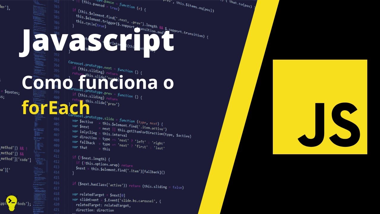 Como Funciona o ForEach no Javascript