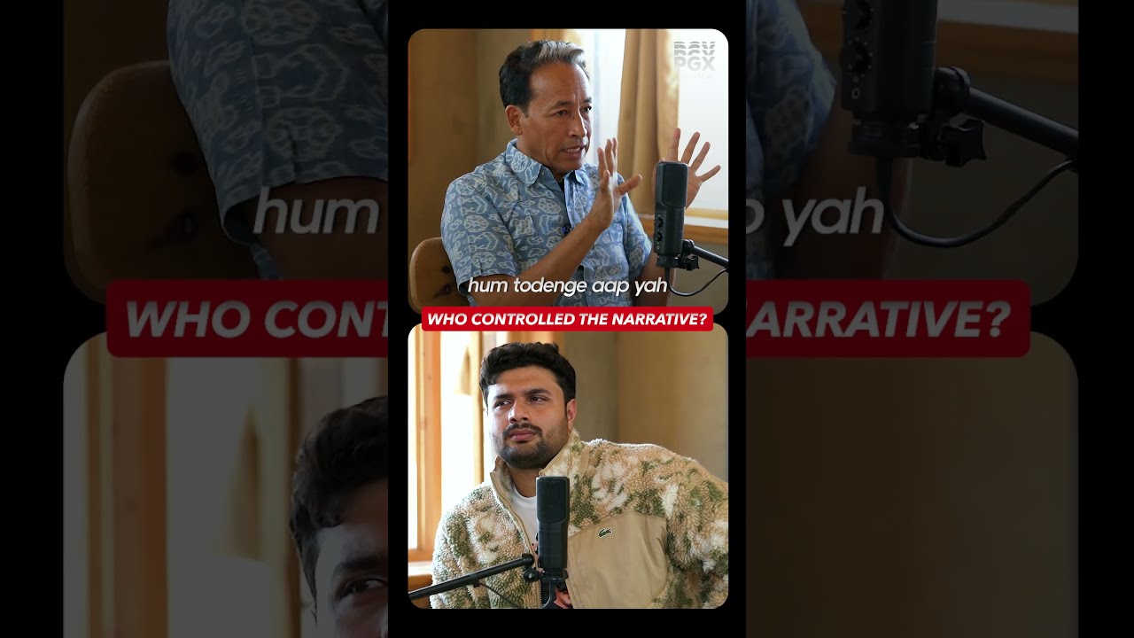 Media Controls The Narrative | @SonamWangchuk66 #pgx #prakhargupta #sonamwangchuk #cjp